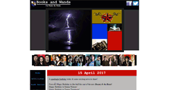 Desktop Screenshot of booksandwands.com